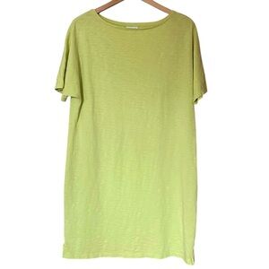 J. Jill 100% Cotton Jersey Short-sleeve Oversized T-shirt Dress | M